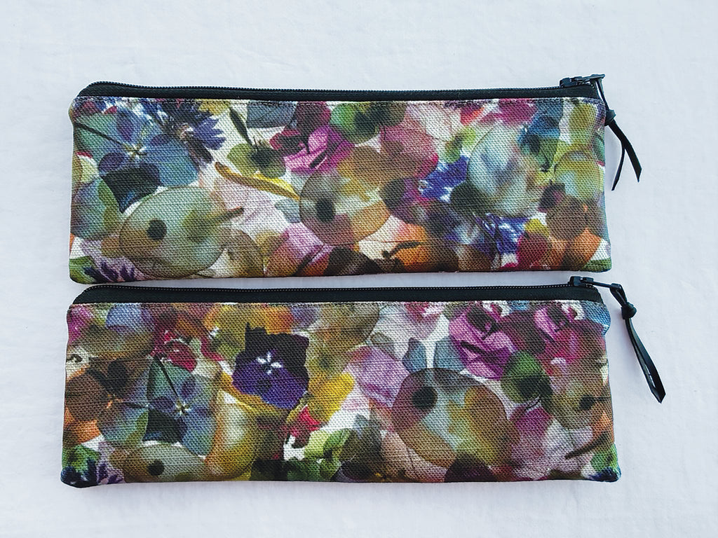 The Bruny Pouch - Petal Medley Fabric